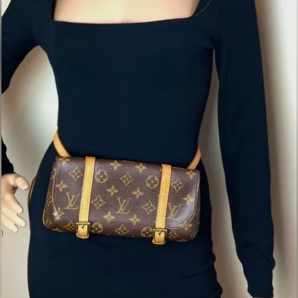 LOUIS VUITTON Pochette Marelle PM Monogram Belt Bag - COA INCLUDED!